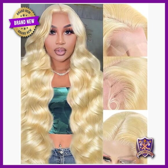 30 Inch 613 Lace Front Wig Human Hair Body Wave 200 Density HD Lace main image 6